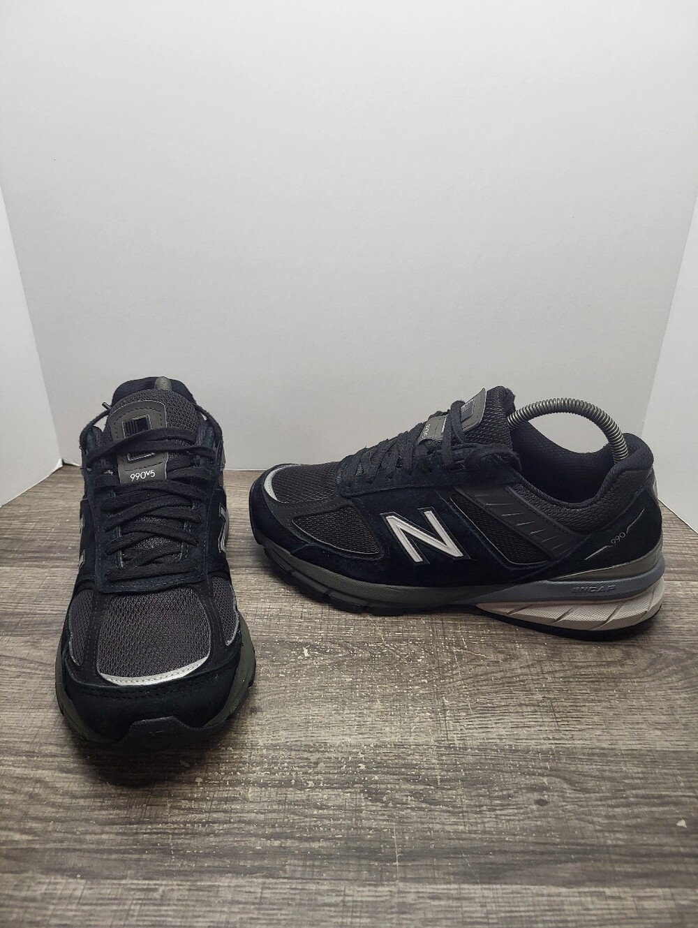 New Balance W990BK5 Black Silver Shoes Sneakers Women's Sz 9 EE Wide Made In USA